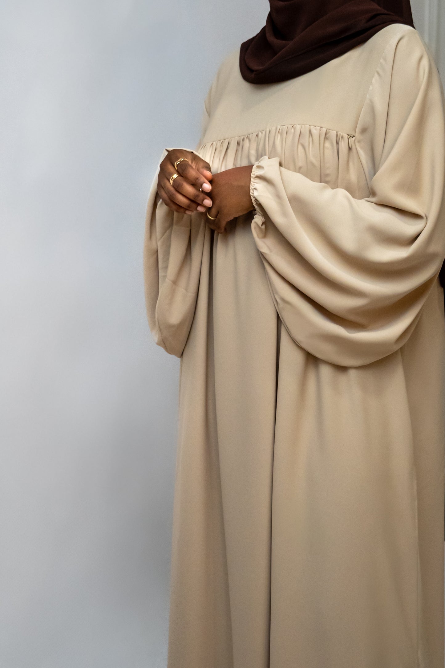 ABAYA MEMINI - BEIGE